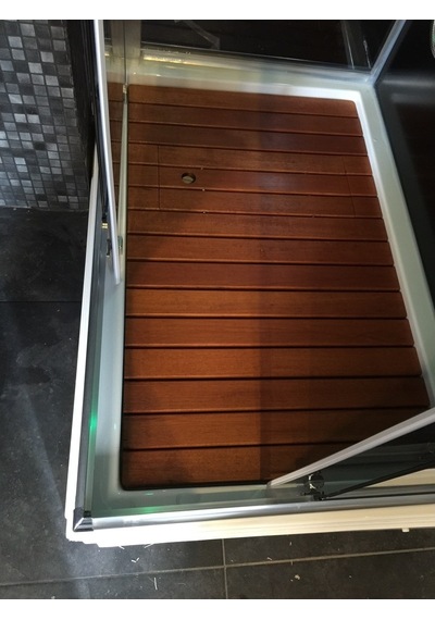 Elyise Duş Dikdörtgen Duş Üstü Kompakt Sistem 80 x 110 Beyaz
