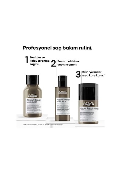 Loreal Professionnel Absolut Repair Molecular Repair Mini Set 100+75+50 Ml