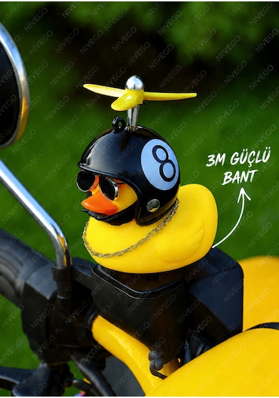 Pervaneli Motorcu Civciv Motosiklet & Bisiklet Gidon Süsü