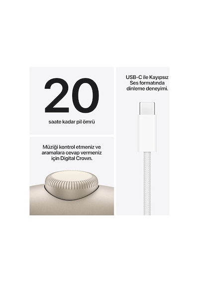 Apple AirPods Max 2 MHWL4TU/A Bluetooth 5.2 Kulak Üstü Kulaklık