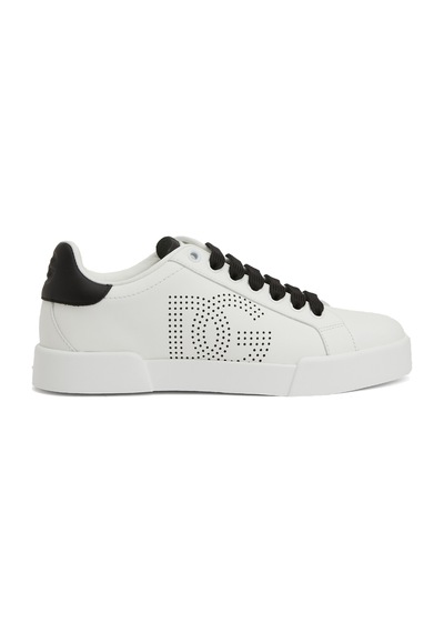 Dolce & Gabbana White Portofino Sneakers Beyaz