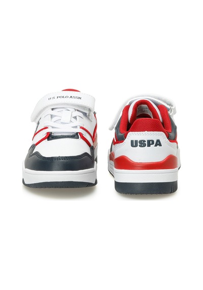 U.s. Polo Assn. Martell Jr 5fx Beyaz Erkek Çocuk Sneaker 000000000101946538 Beyaz-kırmızı Beyaz - Kırmızı