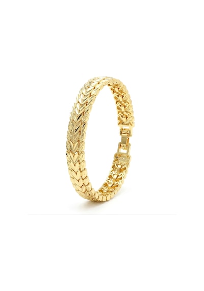 Premium Şık Ve Parlak Auris 24k Gold Kaplama 8 Mm Kadın Bijuteri Bileklik 3183kbv5d4 18cm Altın