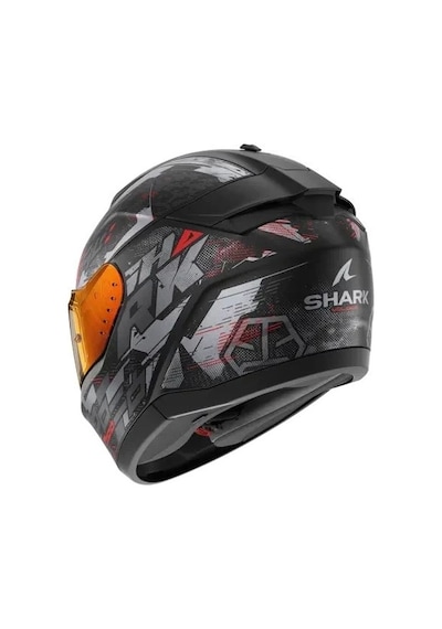 Shark Rıdıll 2 Molokai Mat Kapalı Kask Siyah Kırmızı