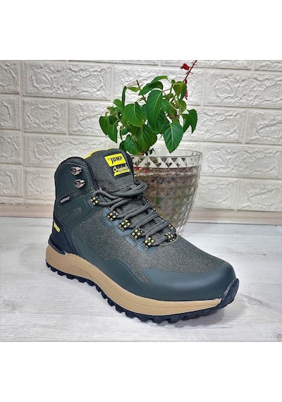 Jump 29652 Haki Waterproof Kaymaz Rahat Erkek Bot 001