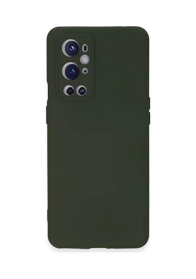 Northcity One Plus 9 Pro Kılıf Nano İçi Kadife Silikon - Koyu Yeşil