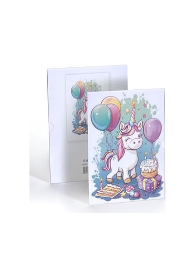 Unicornun Tatlı Dünyası, A4 Poster Ggk-pg031