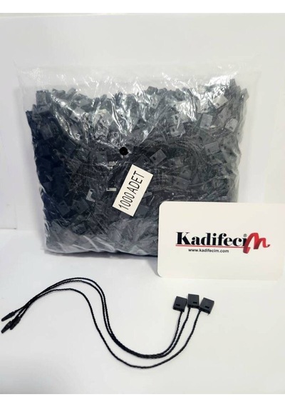 Siyah Kilitli Etiket Ipi 1.000 Adet Kdf001, One Size