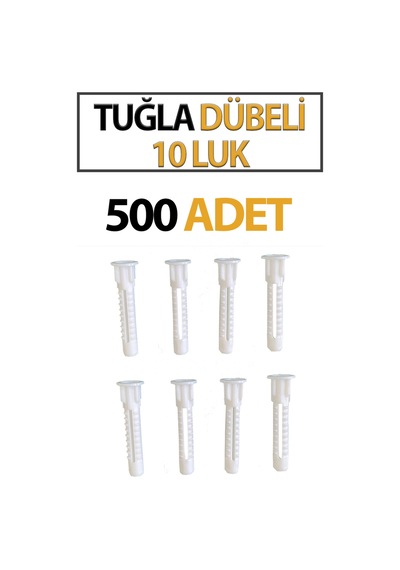 Tuğla Dübeli 10 Luk 500 Adet Diğer