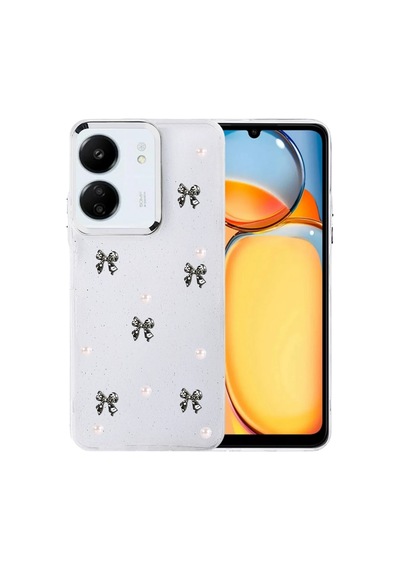 Newface - 38 - Xiaomi Redmi 13c Fiyonk Desenli Kapak - - Glblseme - Desen 8 Diğer