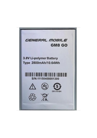 Axya General Mobile Gm8 Go Pil Batarya