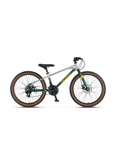 Mosso Demarch M-24-md Erkek Dağ Bisikleti 280h 24 Jant 21 Vites Silver Green Çok Renkli