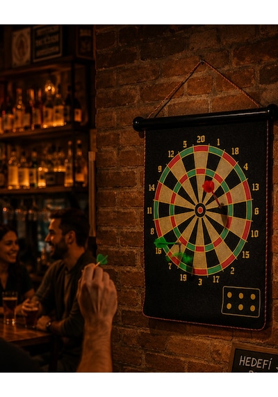 Mey İthalat Katlanabilir Manyetik Dart Oyunu Zararsız Dart Okları İle Güvenli Eğlence