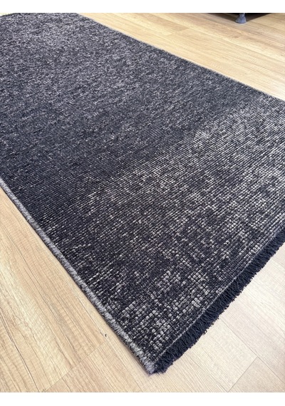Hoom Rugs Vintage Vtg 105 Antrasit Dekoratif Yıkanabilir Kilim Antrasit