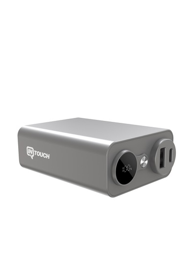 20.000mah Carbon Pd Qc 3.0 Powerbank, Taşınabilir Şarj Cihazı Gümüş