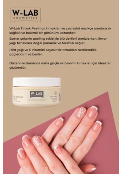 W-lab Cosmetics Manicure And Pedicure Nail Peeling Scrub 250 Ml