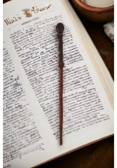 Harry Potter Başlı Asa 33 Cm , Büyülü Asa, Harry Asası Kutulu Yeni Asa