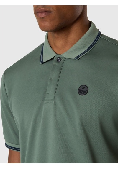 North Sails Kısa Kollu Erkek Polo Yaka T-shirt-33495 Yeşil