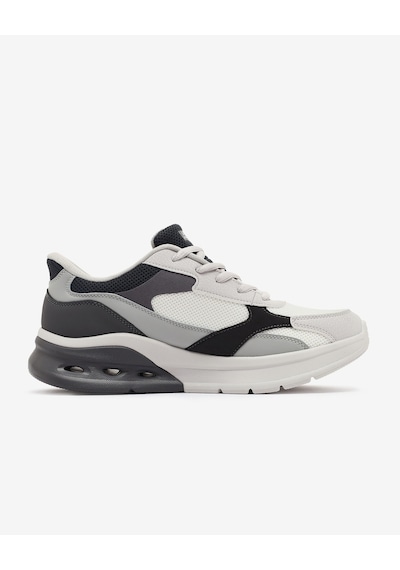 Skechers Bobs Arc Waves 2.0 Erkek Beyaz Spor Ayakkabı 118342 Wmlt Beyaz