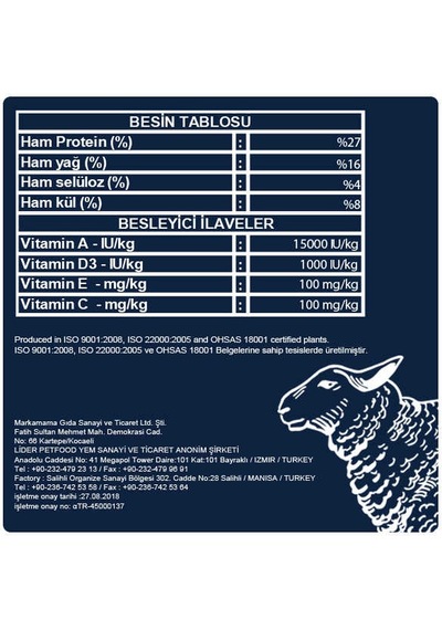 Obivan Kuzu Etli Ve Yaban Mersinli Yavru Köpek Maması 15 Kg