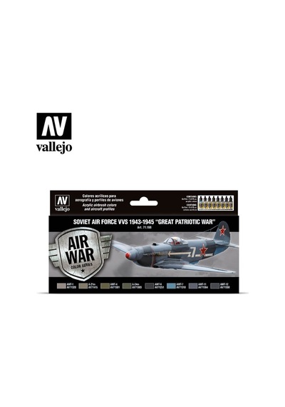 Vallejo 71198 16x18 Ml. 1943 To 1945 Great Patriotic War , Model Air Serisi Model Boyası Seti Renkli