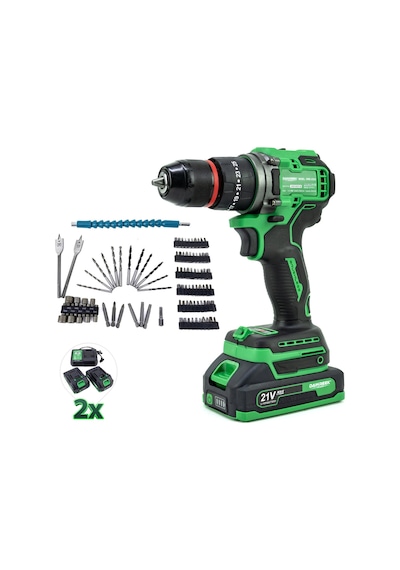 Dawreek 10MM 36V Kömürsüz Akülü Vidalama - Yeşil
