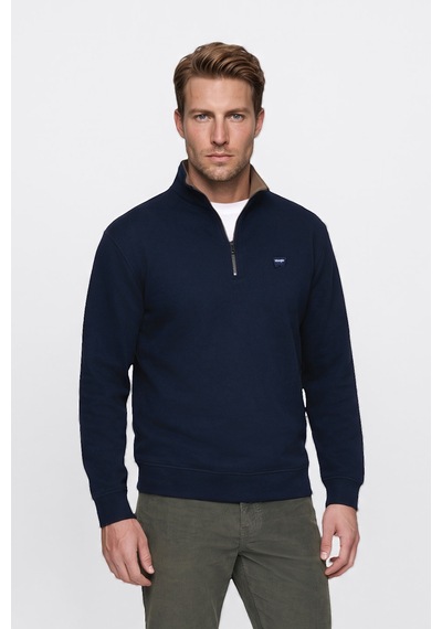 Wrangler Pamuklu Selanik Regular Fit Normal Kesim Fermuarlı Erkek Sweatshirt W2620081410 Lacivert Wrangler Pamuklu Selanik Regular Fit Normal Kesim Fermuarlı Erkek Sweatshirt W2620081410 Lacivert