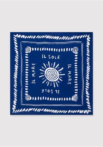 Mavi - Il Sole Baskılı Lacivert Bandana 1914346-30761