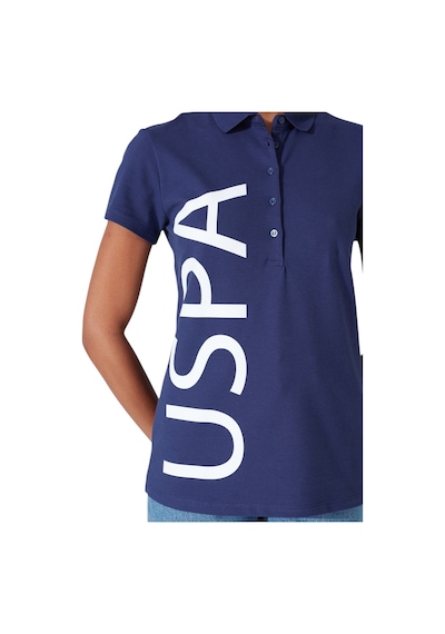 U.S. Polo Assn. Kadın Polo Yaka Tişört Lacivert