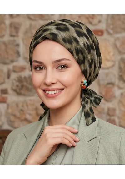 Raşelkori Tesettür Eşarpbone Haki