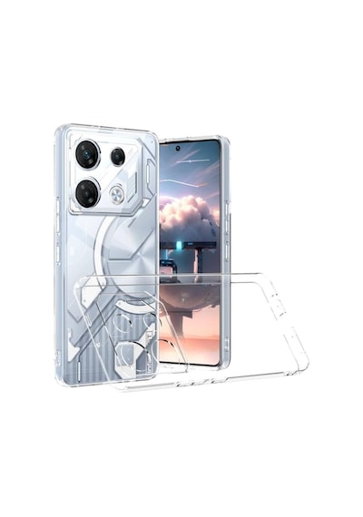 Infinix Gt 10 Pro Uyumlu Silikon Kılıf - Darbe Emici Kamera Korumalı Esnek Kapak - Şeffaf Şeffaf