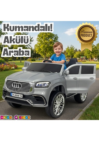 Admire Gt Gri Uzaktan Kumandalı 4x2 12 Volt Akülü Araba - Rc Audi Akülü Araba Audi Akülü Araç Çok Renkli
