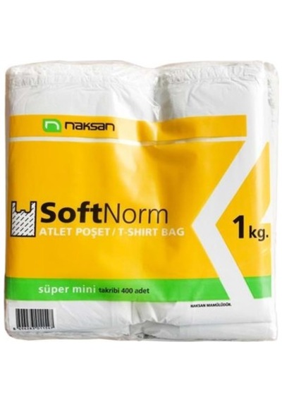 Şeylişeyler - Naksan Süper Mini Beyaz Atlet Poşet 1 Kg