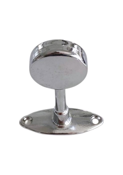 Yuvarlak Ayaklı Kapalı Askı Borusu Flanşı Mobilya Yuvarlak Boru Flanşı Metal Boru Çapı:25mm 4 Adet Krom
