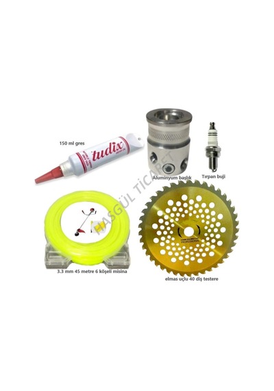 Hsgl Motorlu Tırpan Misina Testere Gres Buji Set N11.1410