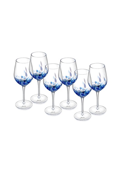 Jumbo Misterio 6'lı Kadeh Takımı 350 Ml Mavi