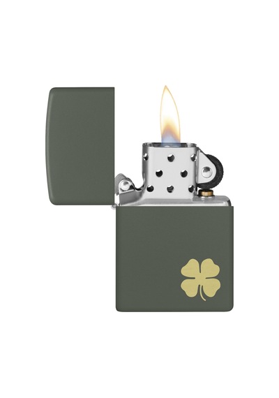 Zippo 221 Four Leaf Clover Design Çakmak - 49796-093918