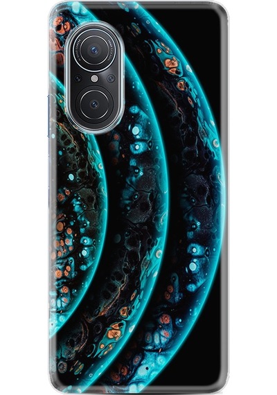 Huawei Nova 9 Se Kılıf Silikon Desen Planets 1703