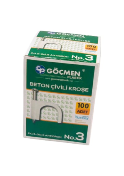 No:3 Kroşe 100 Adet
