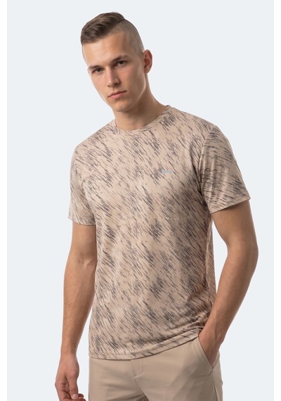 Slazenger Hady I Erkek Bej Tişört