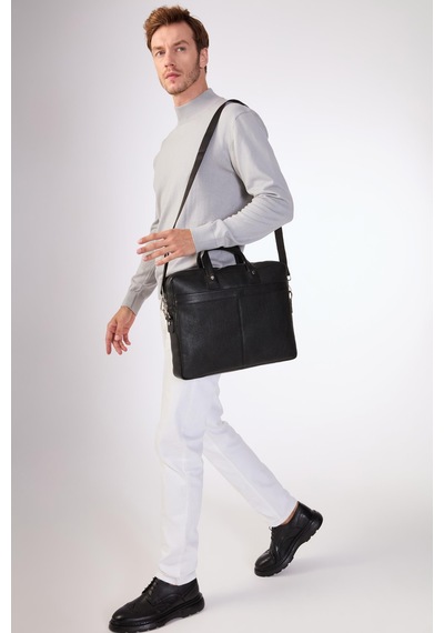 Dufy %100 Pamuk Düz Erkek Triko - Slim Fit Gri