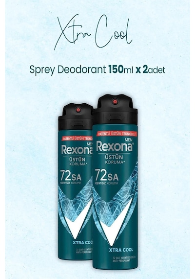 Men Xtra Cool Sprey 150ml 2 Adet