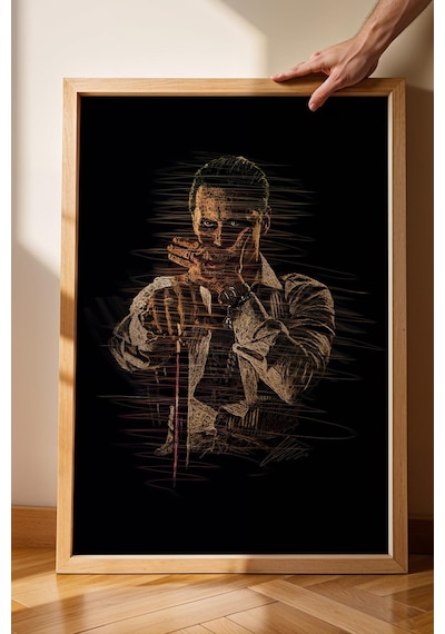 Joker Portre Çerçeveli Tablo - Estetik Poster