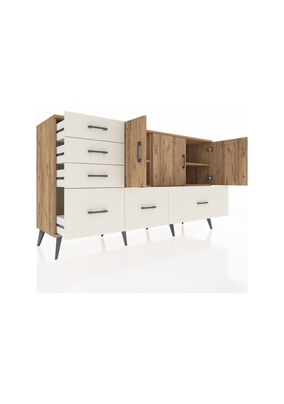 Hyperion Konsol 4 Raflı 6 Çekmeceli 3 Kapaklı 176x44x99 Çam-çam/aytaşı Atlas Çam - Atlas Çam Hyperion Konsol 4 Raflı 6 Çekmeceli 3 Kapaklı 176x44x99 Çam-çam/aytaşı Atlas Çam - Atlas Çam