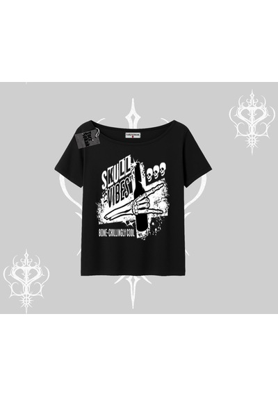Tarzsokak Kayık Yaka Tshirt Skull Impact Bone Chilling Street Icon Siyah Tarzsokak Kayık Yaka Tshirt Skull Impact Bone Chilling Street Icon Siyah