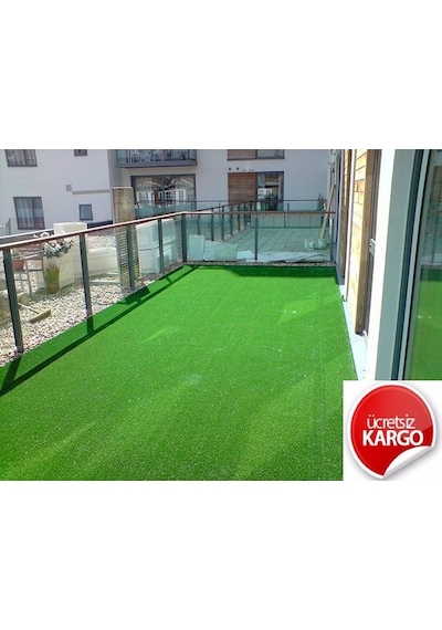 Çim Halı - En 2 Metre - Boy 6 Metre Çimhalı Paspas Suni Yapay Bah