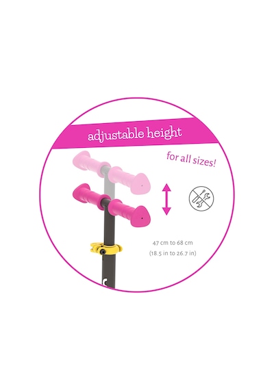 Chillafish Scotti 3 Tekerlekli Scooter - Pembe