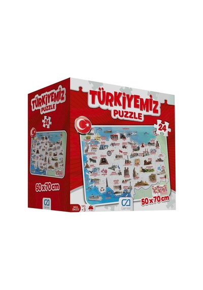 Ca Games Türkiyemiz 24 Parça Puzzle CA.5079