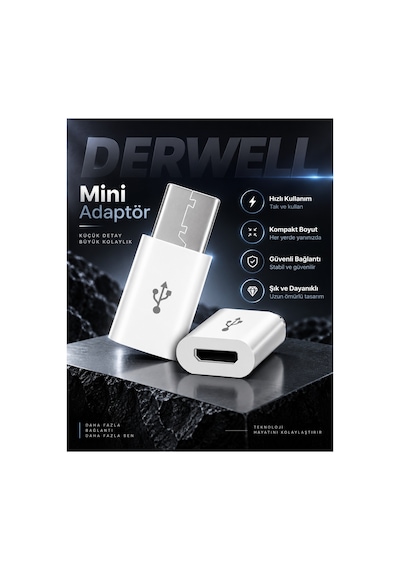 Micro Usb To Type-c Dönüştürücü Adaptör - Eski Android Kablolarını Yeni Nesil Type-c Girişli Telefon Ve Tabletler İçin Şarj Ve Veri Aktarım Aparatına Çevirici