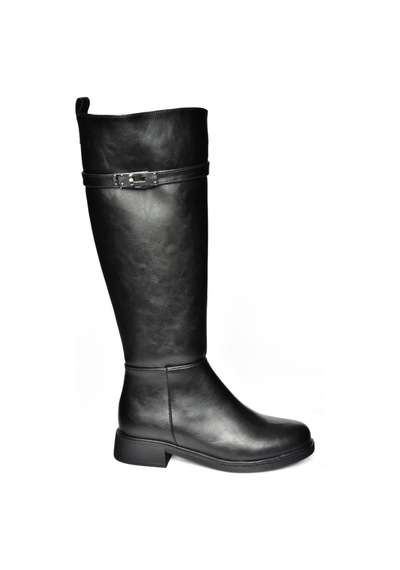 Fox Shoes R312225309 Siyah Klasik Kadın Çizme Siyah